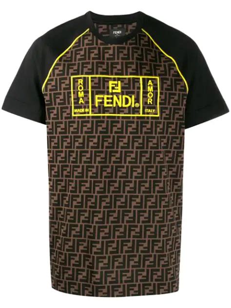 giallo fendi|Fendi shirts online.